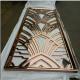 room divider Singapore stainless steel screen designed wall panel rose gold color mat finish