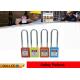 Xenoy Four Color Coded Master Keyed with Permanent Back Label Safety Lockout Padlocks