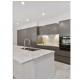White Sintered Stone Kitchen Countertop and Island Top Polished Porcelain Tile Finish