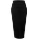 Newest Design Women Midi Bodycon Skirt High Waist Plaid Lady Offe Lady Skirt