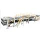 Basket 220v 1600mm Corrugated Cardboard Production Line Pneumatic Driven