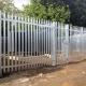 Sustainable Steel Palisade Fencing Easily Assembled Long Service Life Anti Rust