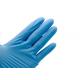 230MM Length Disposable Nitrile Gloves Powder Free Blue Color For Safety Protective
