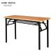 8-Foot 6-Foot Mahogany Melamine Laminate Folding Banquet Table And Chairs