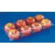 Manufactury Disposable plastic fruit packaging punnet Food grade material PET plastic food packaging box FDA EU approved