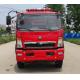 HOWO 118KW Water Rescue Fire Truck 4x2 9000L For Fire Fighting