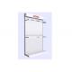 Commercial Retail White Shelving Unit , Simple Style Wall Display Case For