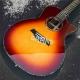 Real abalone sunburst 916 classic acoustic guitar,Solid Spruce top,Ebony fingerboard