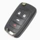 Original Products 4 - button remote key 315MHZ 433MHZ With ID46 Chip For Chevrolet