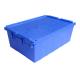 Logistics Industrial Plastic Storage Containers Rectangle For Sustainable Supply Chain