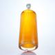 Tequila Vodka Rum Whisky Liquor Glass Bottle with Cork 1000ml High Flint Cylinder Shape