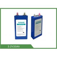 Safe Pressure Valve Lifepo4 Prismatic Cells 3.2V 20Ah With Prismatic Aluminum Casing