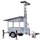 7M Mast Single Axle Durable Battery Solar Light Tower Mining Operations Mobile Light Tower Manufacturers