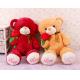 Cute Giant Red Teddy Bear Stuffed Animal Toys With Rose Flower Jumbo 80cm