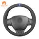 MEWANT For Renault Clio 4 Captur Samsung QM3 Custom Design Suede Steering Wheel Cover Car Accessories For Winter Wholesale