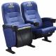 Comfortable Fireproof Armed Roll Up Theatre Seating Chairs / Cinema Seats