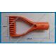 D grip manufacturer, orange color, D grip plastic injection factory, D grip for