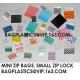 2 mil 2x 3 1.5x1.5 1x1 reclosable small bags plastic mini Zip lockk bag zipper bag, mini apple bags, mini bags, super sm