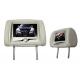 PAL, NTSC Two Way AV Input DC12V 7 Inch HD LED Car Headrest Monitors With 16:9 Wide View Angle