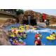 Customized Large Water Park Lazy River Water Park Amusement / Fiberglass Slides