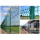 4mm Green Pvc Coated Welded Wire Mesh Fence For Park / Garden / Sports Ground Safety