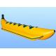 Yellow Inflatable Boat Toys 6 Person Towable Banana Water Game Tube