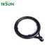 28mm Black Curtain Rod Rings Multifunctional For Living Room