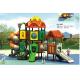 2017 Used Commercial Outdoor Playground School Joyful Toys Plastic Sets Nice CE Kids Outdoor Playhouse Slide