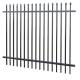 2.1m highx2.4m wide welded  used wrought iron fence for sale galvanized