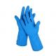 18 Mil Gloves Blue Nitrile Kitchen 330mm Nitrile Gloves For Chemical Use