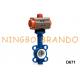 2 Inch Cast Iron Wafer Butterfly Valve With Pneumatic Actuator