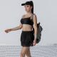 Custom Womens Golf Clothes Sling Sports Bra And Shorts Skirt Two - Piece High Elastic