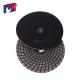 4 Inch / 5 Inch Wet Diamond Polishing Pads , Spiral Velcro Polishing Pads