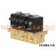 Multi-Port 3 Group Water Air Brass Solenoid Valve Combinable 24V 220V