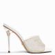 Nappa PU Crystal Women High Heeled Shoes Ankle Strap Stiletto Heels