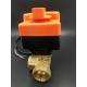 Two Way Or Three Way Fan Coil Unit Valve For Heating System Copper Material