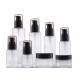 Transparent Frosted Empty Cosmetic Perfume Lotion Bottle and Cream Jar with Duckbill Lid