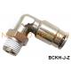 Brass Pneumatic Hose Fitting Union Male Elbow Push In Tube 1/8 1/4 3/8 1/2