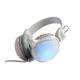 White Computer Gaming Headphones Sound Isolation OEM / ODM Available