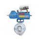 Butterfly Valve With Neles B1CU17/55L Actuator And KOSO EPA800 Valve Positioner