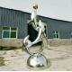 Decoration Polished Metal Dolphin Sculpture Garden Statues And Ornaments