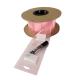 Customized Pink Pre Opened Poly Bags On A Roll For Electronic Accessory Packaging