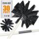 Lint Remover 30 Feet Chimney Cleaning Brush ISO9001 Dryer Vent Cleaning Brush