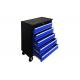 Red 24in Metal Rolling Tool Chest Cabinet Combo toolbox With 5 Drawers  On Wheels