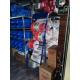 50kg / Layer Retail Display Shelves Steel 4 Tiers Cable Coil Display Rack