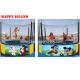 Indoor Trampoline Kids Trampoline With Handle Double Round Big Outdoor Trampolines