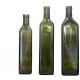 100ml 250ml 375ml 500ml 750ml Dark Green Cylinder Olive Oil Glass Bottles with Aluminum Cap