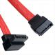 Flexible SATA Cable Assembly Custom Straight To 90 Degree Right Angle SATA Data Cable