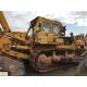 D8K Enclosed Cabin Old CAT Dozers , Strong Second Hand Dozer 31T Weight