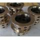 Plugged Carbon Graphite Bushings Self Lubricating Long Life High Speed